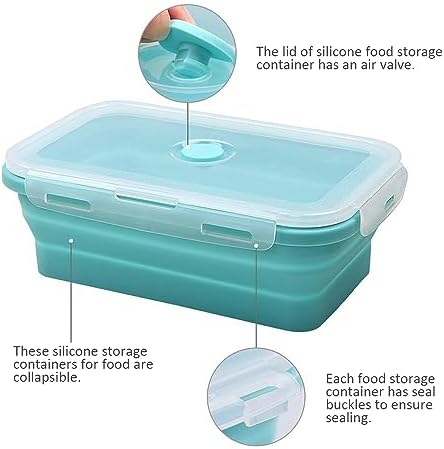 Alimat PluS 3 Pack 27oz Silicone Collapsible Food Storage Containers - Image 3