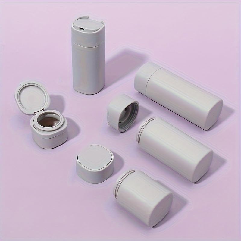 5pcs Travel Cream Dispenser Bottles Set Travel Bottles Toiletry Containers Set, TSA Approved, Travel Essentials - Image 4
