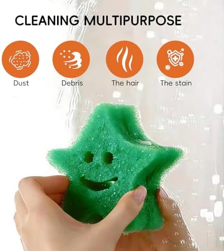3 Pack Cute Animal Scratch Free Scrub Sponges for Kitchen Dish Cleaning - Image 5