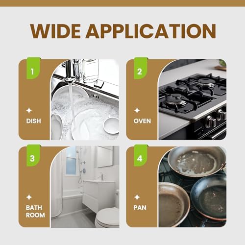 Natural Dishwand Sponge Refills, Plant-Based Dish Wand Replacement Head - Image 4