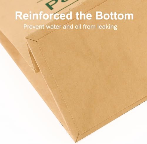 Compostable Paper Bag Leakproof Kitchen Food Waste Bag 30 Bags Waterproof Bin Liner with BPI Certified - Image 3