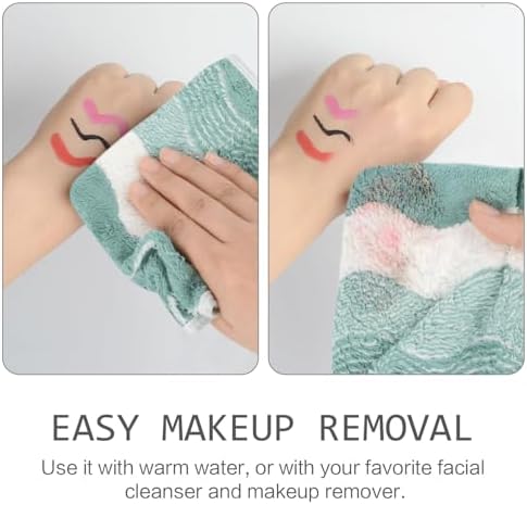 SINLAND Absorbent Coral Velvet Washcloth Ultra Soft Microfiber Face Towels 12 x 12 inch Multi-Purpose Face Cloths for Household and Sport - Image 4