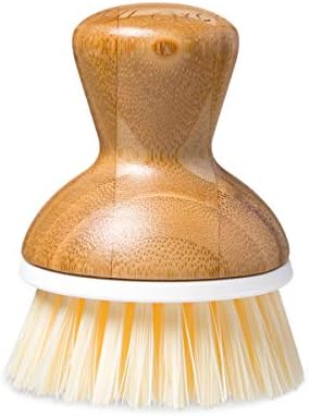 Full Circle, White Bubble Up Bamboo Dish Brush, White & Be Good Kitchen Dish Brush with Bamboo Handle – Long Handle Dish Scrubber with Tough Bristles, Green - Image 2