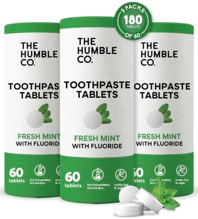 The Humble Co. Chewable Toothpaste Tablet with Fluoride - Mint by TheHumbleCo