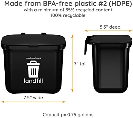Hanging Wastebasket for Trash - Image 2