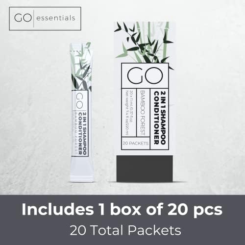 Travel Size Shampoo and Conditioner Set of 20 – 2 in 1 Single Use Travel Shampoo and Conditioner (Sulfate Free) - Hotel Amenities, Homeless Care Kit. - Image 2