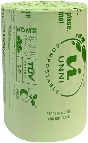 UNNI 50-55 Gallon Compostable Bags, 10 Count, 208 L, Extra Thick 1.38 Mil - Image 5