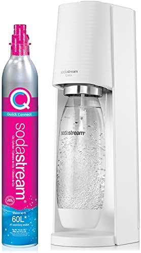 SodaStream TERRA Sparkling Water Maker, Value Bundle, CQC CO2 System, Includes 2 Quick Connect 60L CO2 Cylinders, 3 Dishwasher Safe BPA Free Bottles, 2 bubly Drops, Make your own Pepsi, White - Image 4