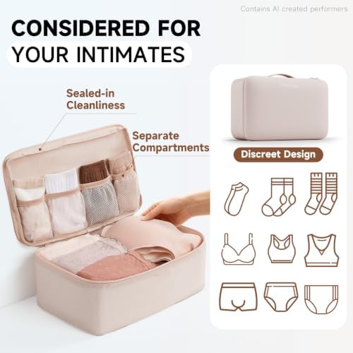 OlarHike 11 Set Packing Cubes for Travel,Gifts for Women Mom,Anti-Tearing Suitcase Organizer,with Over 1000 pcs Mesh Holes,Vacation Essentials & Accessories for Cruise Ship - Image 5