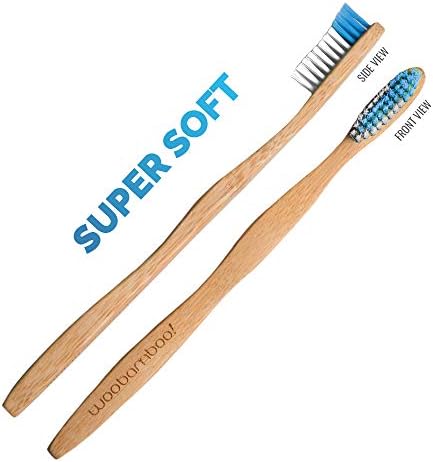 Woobamboo! Bamboo Toothbrush - Adult - Super Soft, BPA Free Nylon Bristles, Eco-Friendly, Plastic Negative, Biodegradable, Compostable, Vegan (Pack of 4) - Image 3