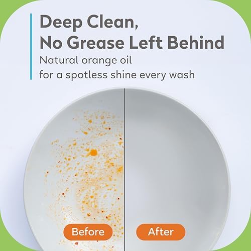 Orange House Plant Based Dishwasher Detergent Tablets, Orange Oil, 56 Count - Image 3