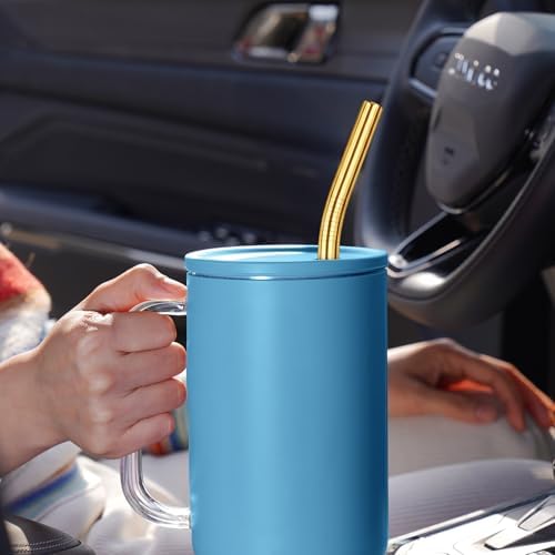 Tomorotec 8PCS Stainless Steel Straws Fit for 40oz Stanley Tumblers, Gold - Image 2