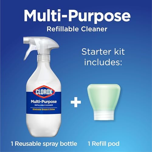 Clorox Multi-Purpose Spray Refill, Household Essentials, 3x1.125fo Concentrated Refills - Image 2