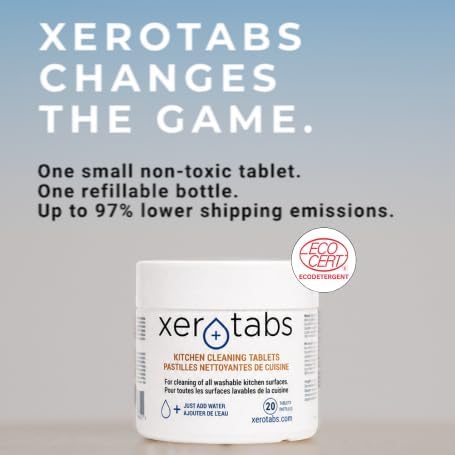 Kitchen Cleaning Tablets – Commercial Kitchen Cleaner for Grease, Food Stains & Grime – Ecocert Certified, Non Toxic & Biodegradable Formula – Safe for Food Contact Surfaces – 20 × 5g Tablets - Image 3