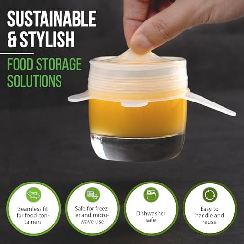 Reusable Silicone Can Lids – 2.6 Inch Can Covers for Dog & Cat Food – Universal Fit - Airtight Stretch Lids for Pet Food Cans, BPA-Free, Dishwasher Safe – 10 Pack - Image 4