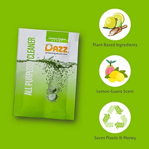 Dazz All Purpose Cleaner Starter Kit (1 Reusable Spray Bottle, 2 Refills) All Natural Multisurface Household Cleaner Spray - Eco Friendly, Non Toxic - Safe for Kids & Pets - Image 2