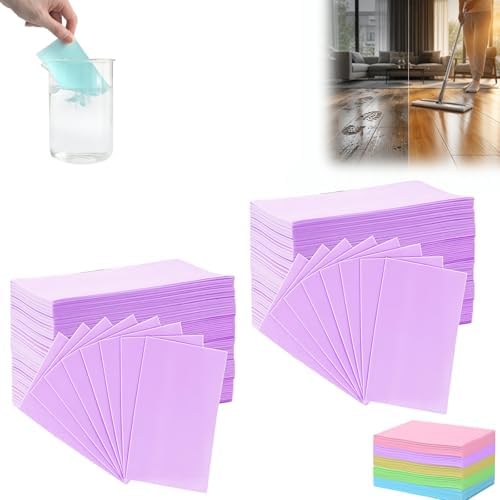 Variety of Scents Multiple Effect the Floor Cleans, 2026 Upgraded Floor Cleaning Solution Tablets, Dissolvable Pre-Measured Deep Cleaning Cleaning Solution (Purple, 200Pcs) by Unknown