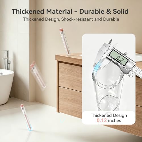 MOPMS Toothbrush Travel Case 2PK, Leak-proof Clear Holder - Image 7