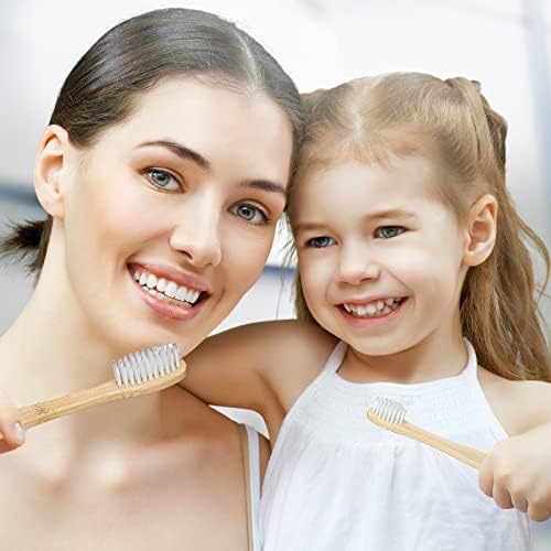 SEVENHEAD 2 PCS Bamboo Toothbrushes for Adults - Soft Bristles, Natural Biodegradable, BPA Free, Eco-Friendly, White - Image 4