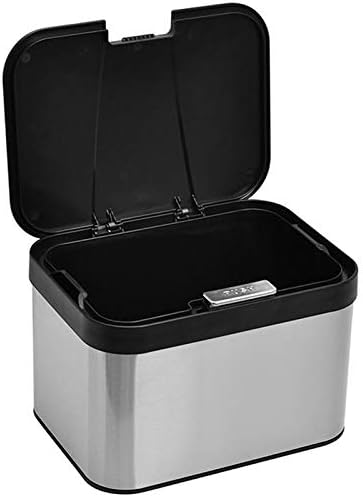 Compost Bin for Countertop, Compost Bucket Indoor Sealed, Food Waste Caddy, 1.13 Gallon Kitchen Compost Container with Lid, Compact and Easy Clean, Black Matte - Image 5