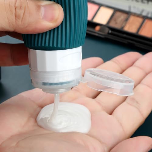 Mrsdry Travel Bottles for Toiletries, Tsa Approved 2oz Travel Bottles, BPA Free Leak Proof Travel Size Toiletry Containers, Refillable Travel Accessories with Toiletry Bag for Shampoo Liquid (4 Pack) - Image 4