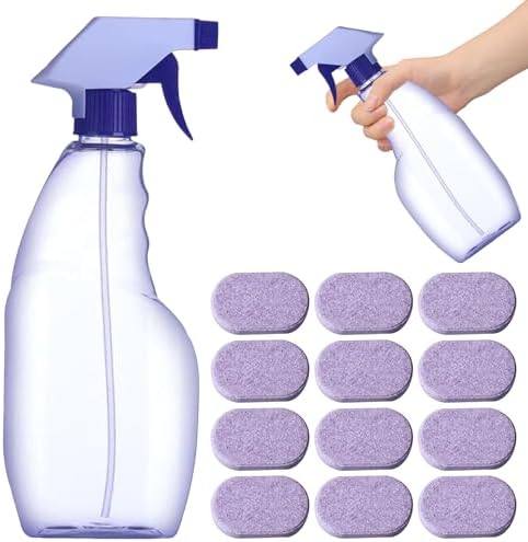 Bottle Cleaning Tablets, 500ml Cleaning Spray with 12PCS Concentrated All Purpose Cleaenr Refill, Multipurpose Cleaner Spray for Instant Stain Removal - Image 5