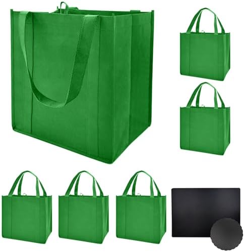 6 pack Reusable Grocery Bags,Thick Bottom-Shopping Bag for Groceries by HORYGReusableGroceryBags