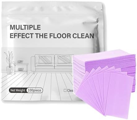 Multiple Effect the Floor Clean, 100 Piece Floor Cleaning Tablets Multi-surface, Multi-surface FloorCleaning Tablets, FloorCleaningTablets for Mopping (Purple) by ROKOBN