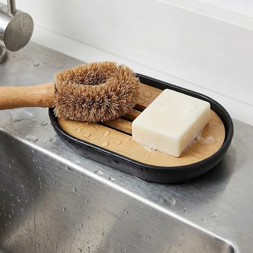 Bamboo Soap Holder Wooden Dish Bar Tray for Shower Sink Bathroom Self Draining Soap Stand Holders Dishes of Soaps Saver for Homemade Soaps - Image 4