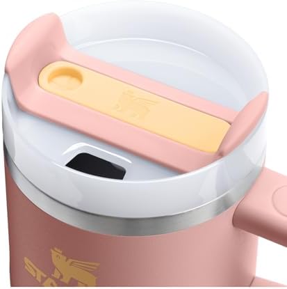 STANLEY Quencher H2.0 Flow State Tumbler, 20 oz, Peach Rose - Image 2