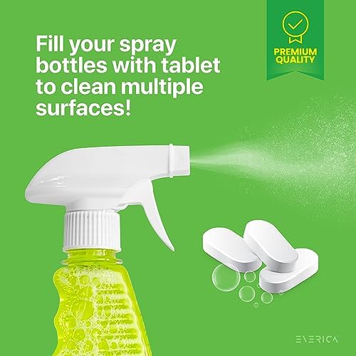 Multipurpose Cleaning Tablets - Powerful All-Purpose Cleaner for Water Bottles Surfaces - Eco-Friendly and Gentle - 12 Pack Aloe Scented Refill Tablets - for Home Kitchen Office and Vehicles - Image 2