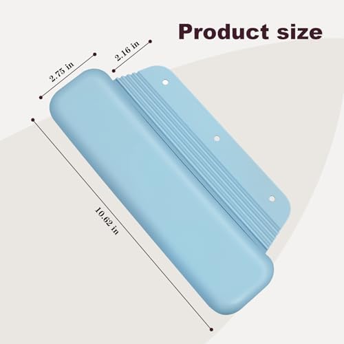 Silicone Waterproof Toothbrush Travel Pouch, Compatible with Oral-B & Philips Sonicare, Suri, Burst, Aquasonic, Portable Protective Bag - Blue - Image 5