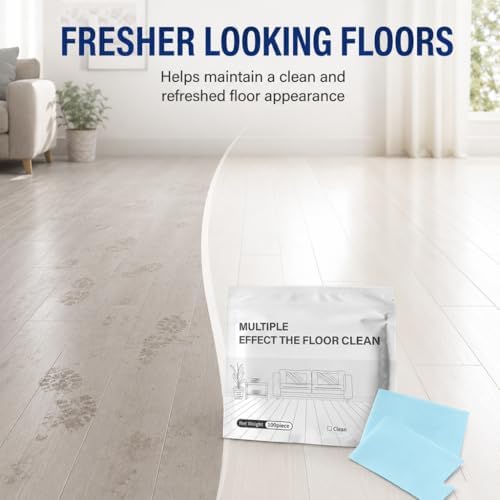 Multi Surface Floor Cleaning Tablets, 100 Piece Floor Cleaning Tablets Multi Surface Cleaner, Multiple Effect the Floors Clean, Concentrated Cleaner for Hardwood, Tile, Laminate and More (1 Pack) - Image 5