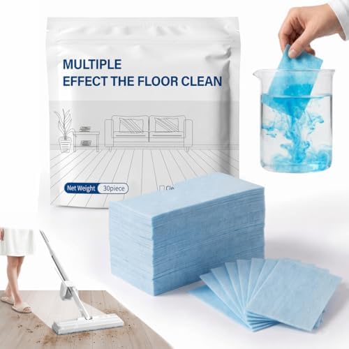 WWG Multi-Surface Floor Cleaner Tablet, 2026 Upgraded Floor Cleaning Solution Tablets, Multi-Effect Floor Cleaning Sheets Wood Cleaner Tablets, for Mopping Wood Flooring Deep Cleans by Unknown