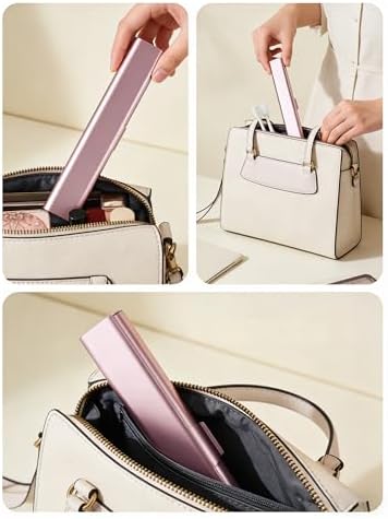 Portable Toothbrush Travel Case: Breathable & Dirt-Proof Hotel Camping Outdoor - Aluminum for Storage Recyclable Traveler (1, Rose Gold) - Image 2