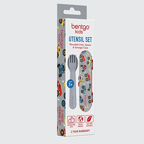 Bentgo Kids Plastic Utensil Set with Fork, Spoon, & Storage Case - Image 7