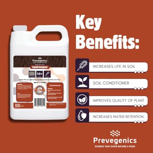 Liquid Compost | (1 Gallon) | Worm Tea with Trace Minerals, Vitamins, and Aerobic Microbes | Improves Soil Health, Mobile Microbes, and Enhance Nutrient Uptake - Image 2