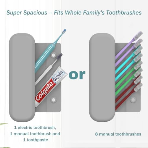 Silicone Toothbrush Travel Case, Pro Large Toothbrush Cover for Traveling - Image 5