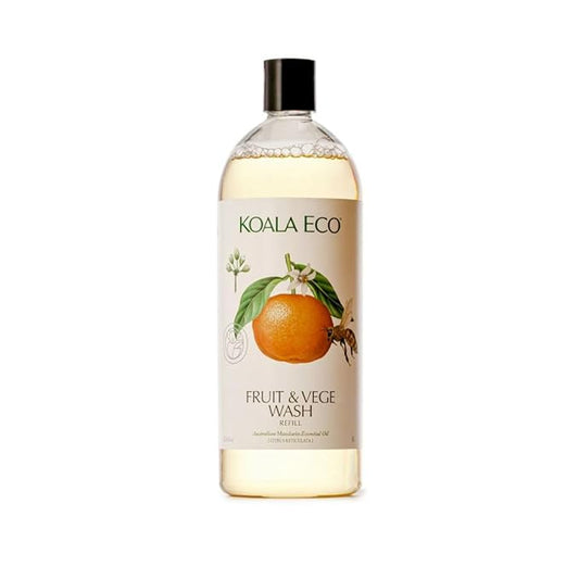 Koala Eco Fruit & Vegetable Wash - with Australian Mandarin Essential Oil - 34oz