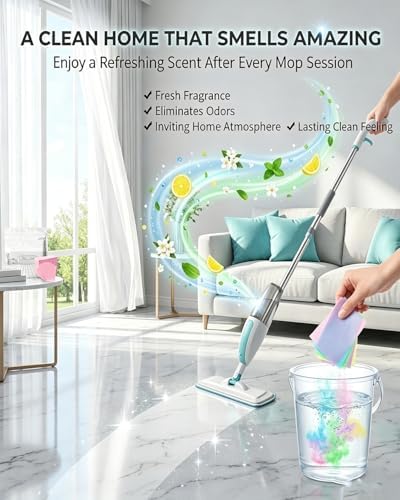 100-Piece Floor Cleaning Tablets, 2026 Upgraded Multi-Surface Cleaner, Dissolvable Pre-Measured Concentrated Mop Remover Solution for Deep Cleaning Hardwood, Tile & Laminate, Streak-Free Fresh Scent - Image 2