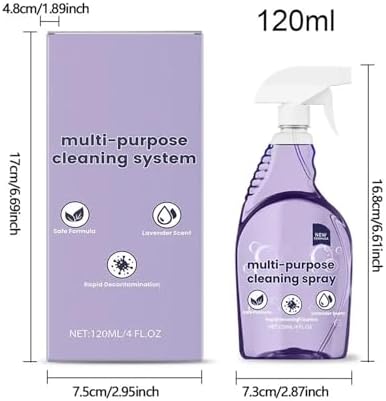 Nuroclean Spray Concentrated Cleaning Tablets, Powerful Stubborn Stains RemoverMulti-Surface Cleaner for Home, Kitchen, Bathroom or More(6pcs tablets) - Image 2