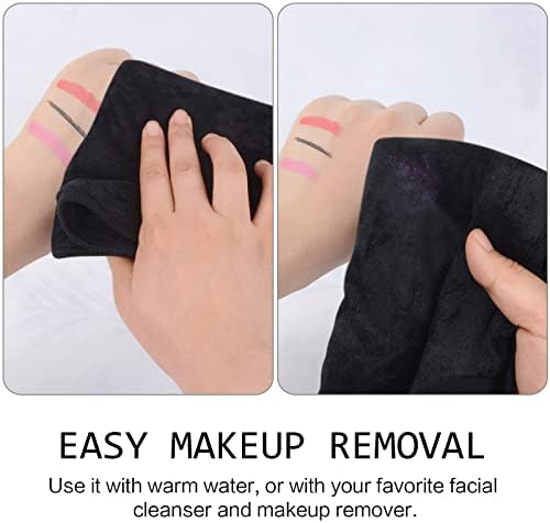 SINLAND Microfiber Facial Cloths Fast Drying Washcloth 12inch x 12inch Absorbent Face Wash Cloth Soft Makeup Remover Cloths - Image 5