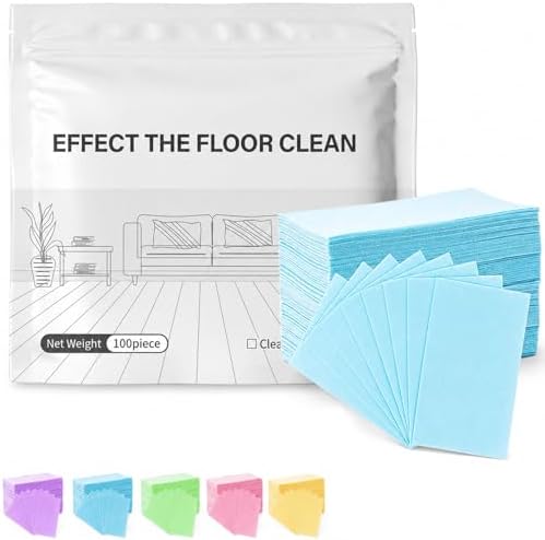 100 Piece Floor Cleaning Tablets, Multi-Surface Cleaner for Mopping, Dissolvable Floor Cleaner Refill for Hardwood Tile Laminate, Household Solution for Daily Home Care (Blue, 300Pcs) by Unknown
