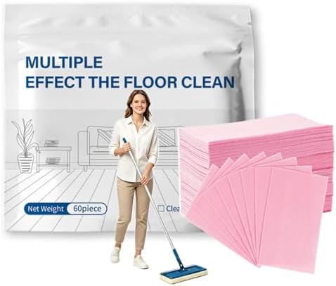 Floor Cleaning Tablets, Multi-Surface Cleaner Tabs for Hardwood, Tile, Vinyl & Marble, Deep Stain, Grease & Limescale Remover, Fresh Scents, 30/60/100 Counts by Unknown