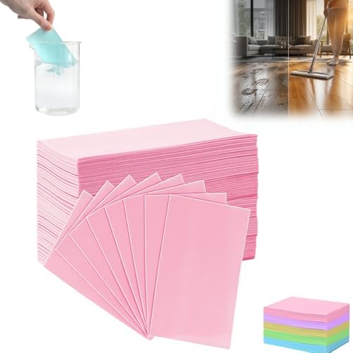 Variety of Scents Multiple Effect the Floor Cleans, 2026 Upgraded Floor Cleaning Solution Tablets, Dissolvable Pre-Measured Deep Cleaning Cleaning Solution (Pink, 100Pcs) by Unknown