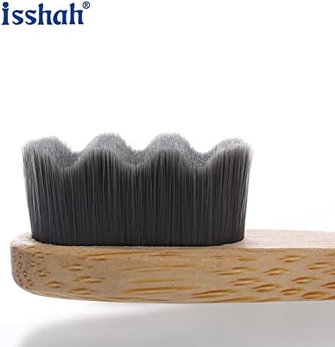 Isshah Extra Soft 20K Bristles Bamboo Toothbrush - Sensitive Gum - 8 Pack - Image 5