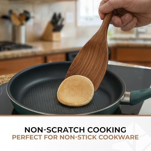 Wooden Spoons for Cooking 10 Pcs, Teak Utensil Set with Hanging Hooks - Image 5