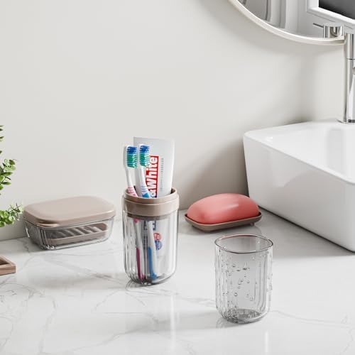 VITVITI Bar Travel Soap Case Container, Portable Travel Toothbrush Case - Image 3