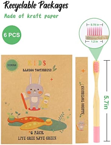 Kids Toothbrush 6 Pack, Soft Bristle Toothbrush for Child Baby Toddler - Image 7