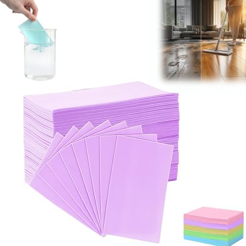 Variety of Scents Multiple Effect the Floor Cleans, 2026 Upgraded Floor Cleaning Solution Tablets, Dissolvable Pre-Measured Deep Cleaning Cleaning Solution (Purple, 100Pcs) by Unknown